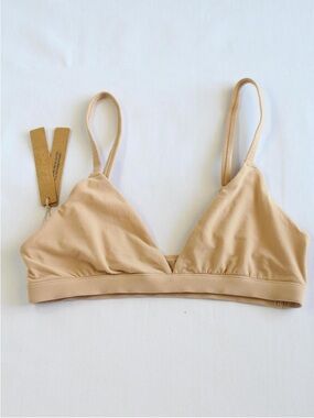 Skims Fits Everybody Triangle Bralette Bra Clau Size M NWT